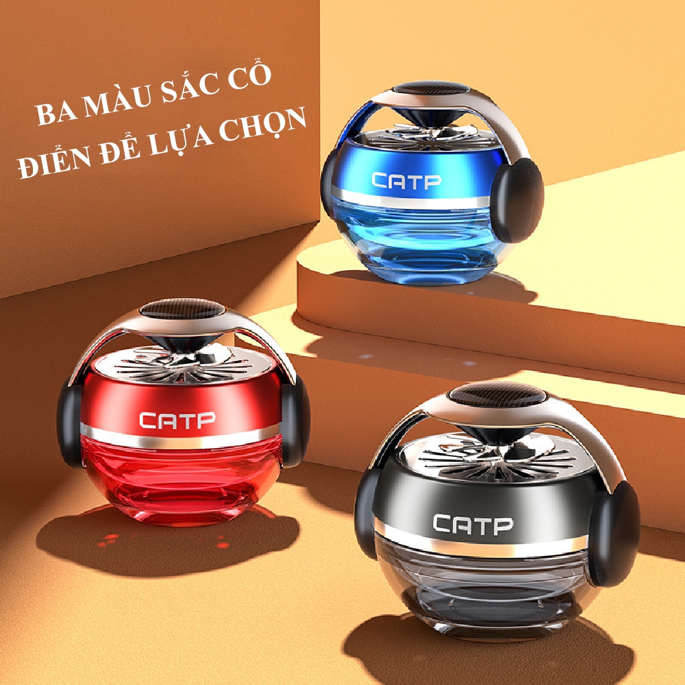Nước Hoa Ô Tô Cao Cấp VAROMAS Cánh Quạt Tự Động XoayToả Hương Thơm Nhờ Năng Lượng Mặt Trời Tinh Dầu Thiên Nhiên KT85