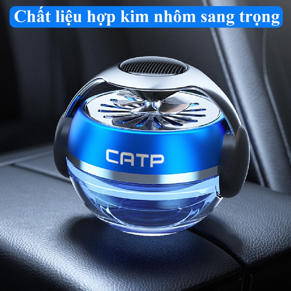 Nước Hoa Ô Tô Cao Cấp VAROMAS Cánh Quạt Tự Động XoayToả Hương Thơm Nhờ Năng Lượng Mặt Trời Tinh Dầu Thiên Nhiên KT85