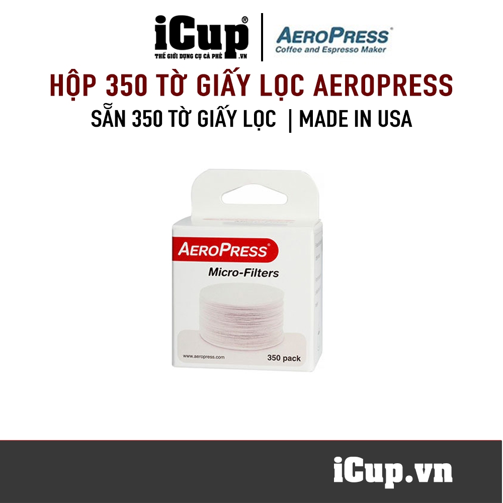Giấy lọc cà phê AeroPress 350 tờ | Made in USA | Shopee Việt Nam