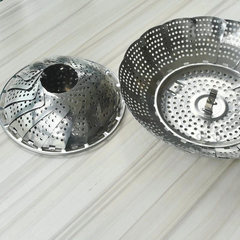 Vỉ Hấp Xếp, Bông Hấp Inox Xếp Gọn, Bông Hấp Đa Năng