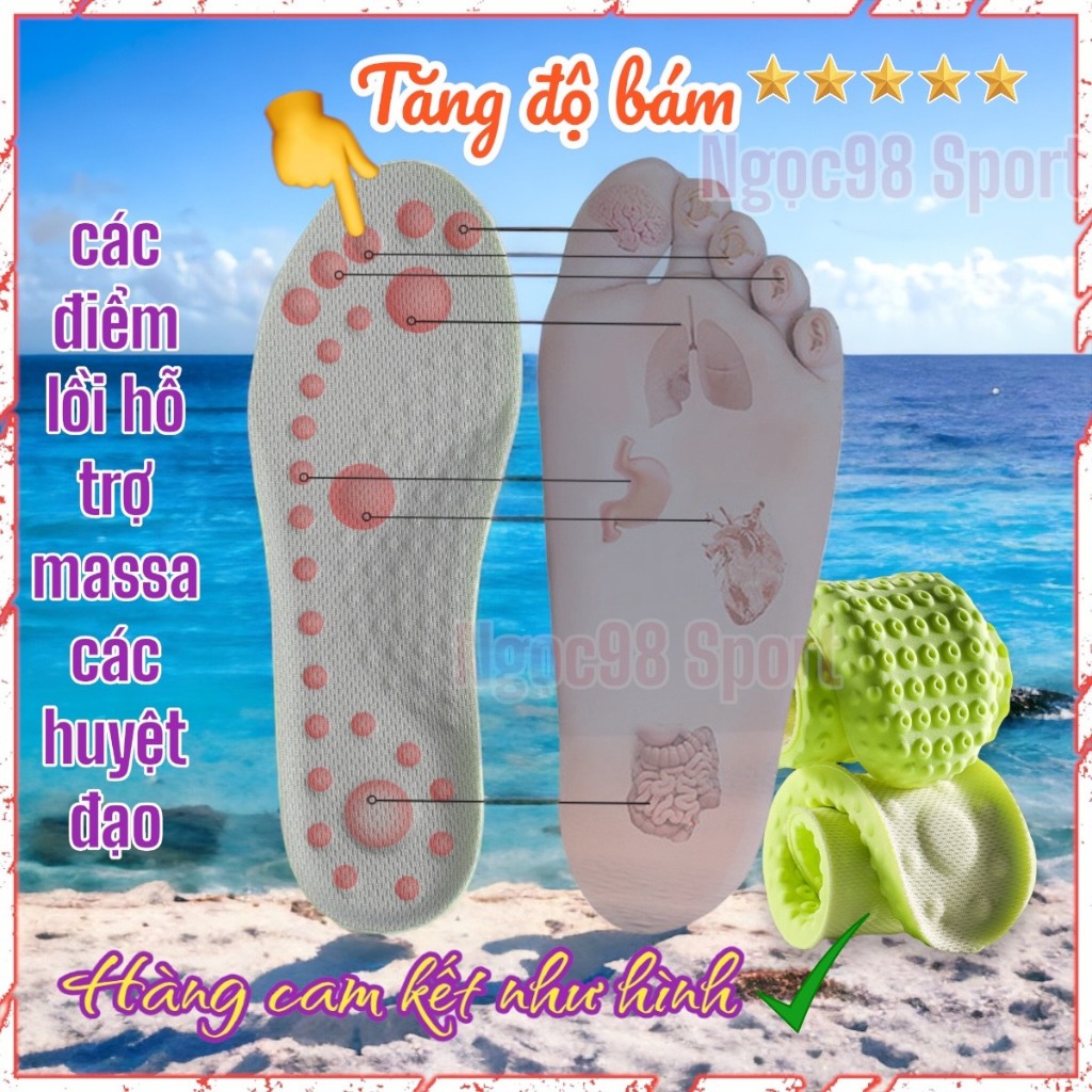 Miếng Lót Giày Tăng Chiều Cao Công nghệ mới massa cao su non Chống Sốc Thoáng Khí Dành Cho Nam Và Nữ