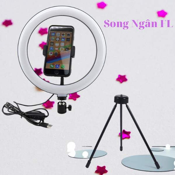 Đèn Livestream Để Bàn 26cm 30cm 33cm Đèn Makeup Trang Điểm Đèn Chụp Ảnh Sản Phẩm Đèn Bán Hàng