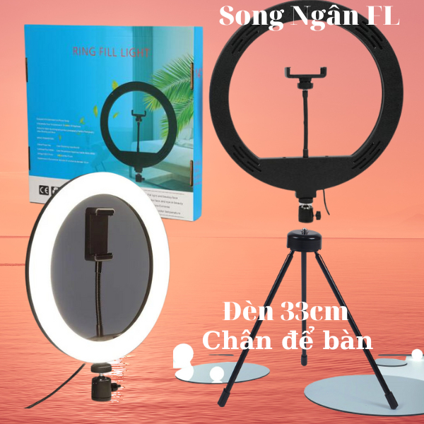 Đèn Livestream Để Bàn 26cm 30cm 33cm Đèn Makeup Trang Điểm Đèn Chụp Ảnh Sản Phẩm Đèn Bán Hàng