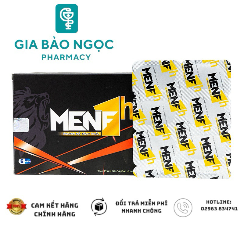 Viên MENF 1h tăng cường sinh lý nam cấp tốc(Hộp 6viên) | Shopee Việt Nam