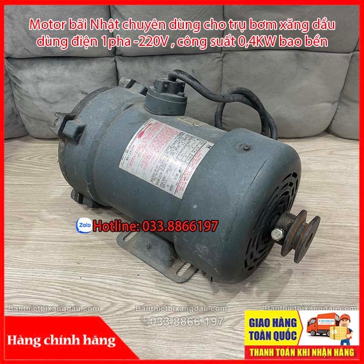 Motor trụ bơm xăng dầu Kitashiba Nhật cao cấp 1pha 0,4KW | Shopee Việt Nam