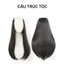 Tóc giả kẹp nửa đầu dáng cúp hàn quốc dài 50 cm, làm dày và phồng tóc, không gây nặng đầu