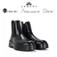 Giày nam Chunky CHELSEA Boots Lemans TB02.2 - đế cao su tăng cao 5cm, Da bò, BH 24T