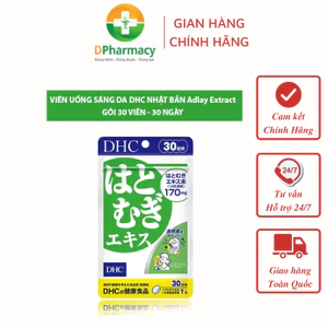 Viên uống sáng da DHC Nhật Bản Adlay Extract, gói 30 viên, 30 ngày