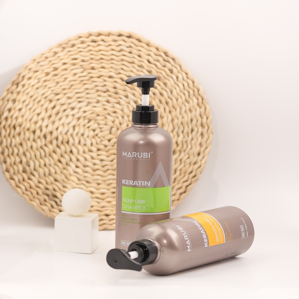 Marubi keratin Dầu xả 750ml siêu mềm mượt thơm nước hoa