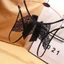 HT012 Quần lót nữ sexy lọt khe quyến rũ, quần lót ren xẻ đáy thiết kế dính nơ gợi cảm HT012