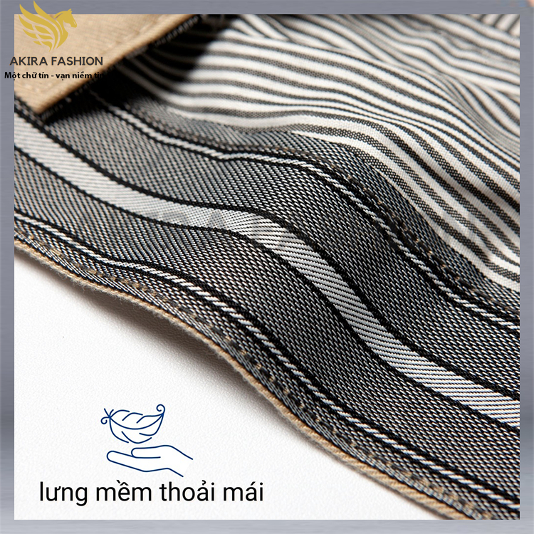 Combo 2 quần kaki nam trung niên cao cấp ống suông đẹp vải dày form chuẩn Akira