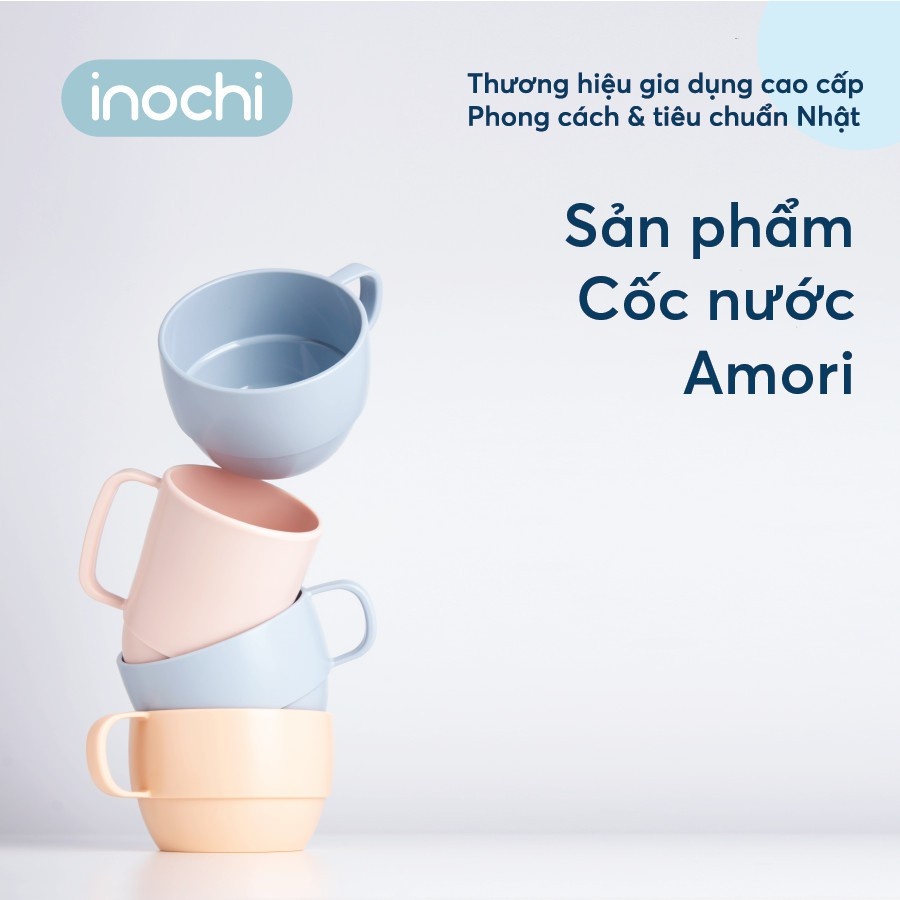 Cốc nước, ly nước nhựa cao cấp kiểu thấp, kiểu cao Amori 350ml - CHÍNH HÃNG INOCHI