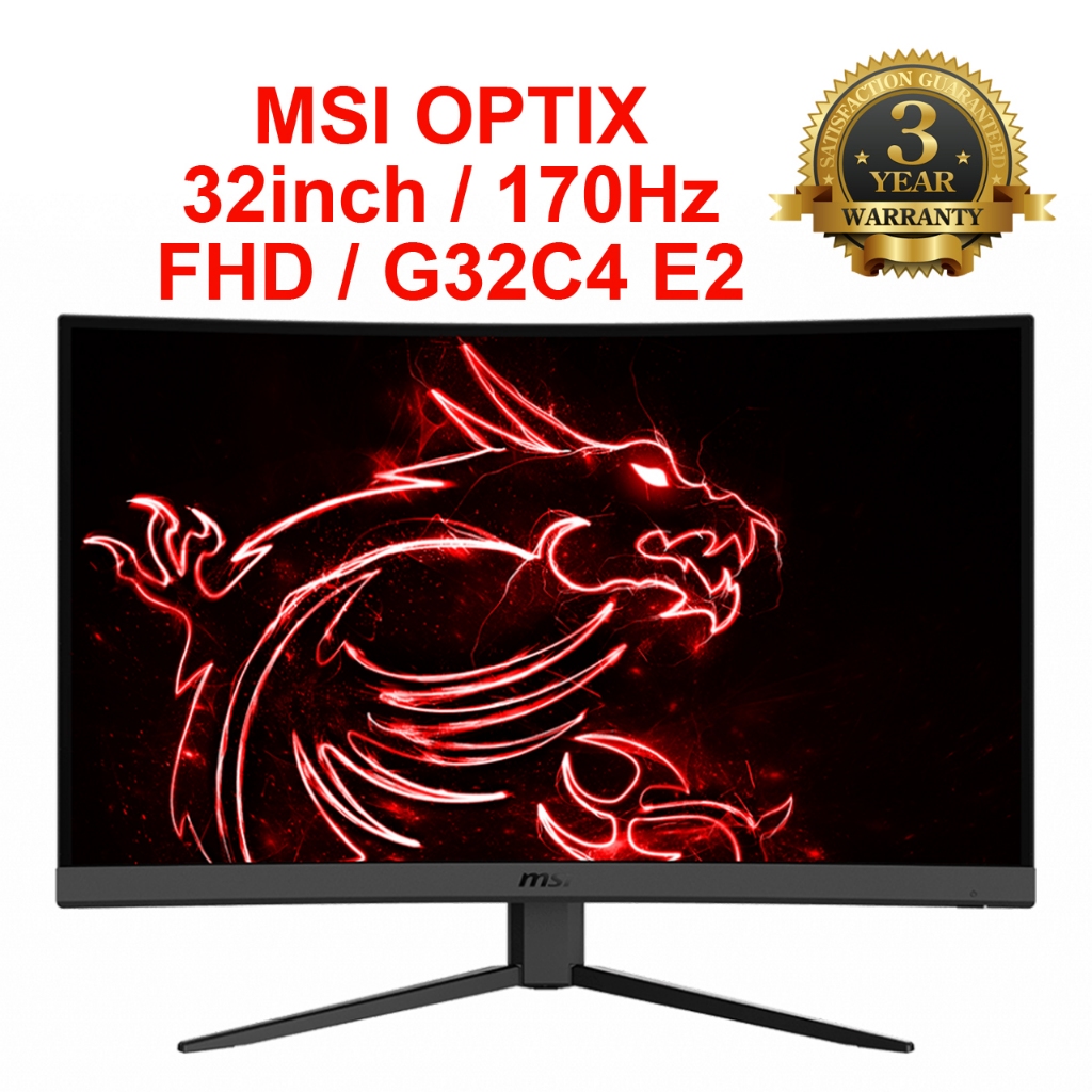 LCD 32 IN MSI G32C4 OPTIX E2 170HZ FHD CONG NEW | Shopee Việt Nam