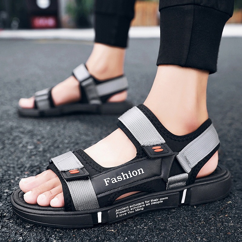 Dép Sandal Nam,Dép Quai Hậu Học Sinh,Sinh Viên, Dép Quai Dán,Dép Sandal Đế Cao Su Non Mã DP22