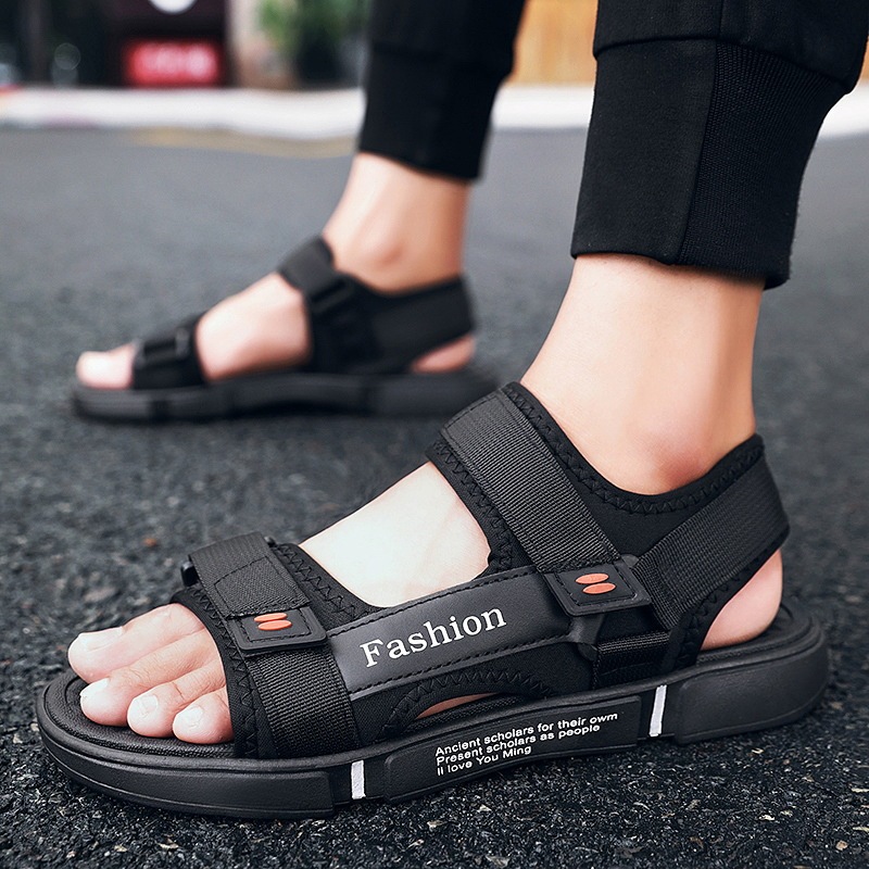 Dép Sandal Nam,Dép Quai Hậu Học Sinh,Sinh Viên, Dép Quai Dán,Dép Sandal Đế Cao Su Non Mã DP22