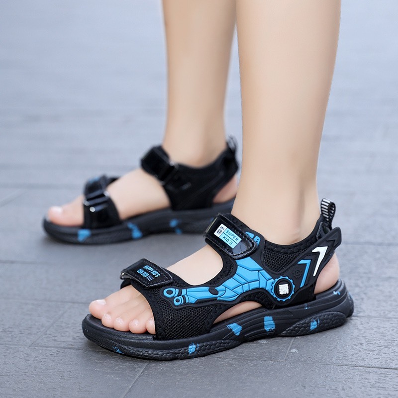 Dép Sandal Cho Bé,Dép Sandal Trẻ Em, Dép xăng đan, Dép Quai Hậu Bé Trai Hình Siêu Nhân Nhện Mã DP101