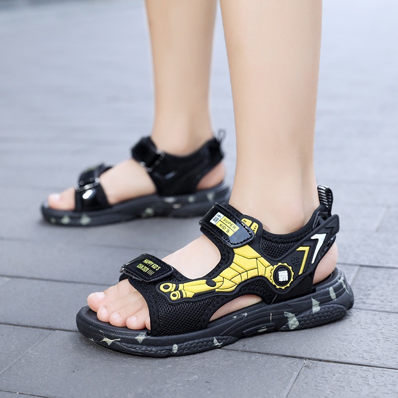Dép Sandal Cho Bé,Dép Sandal Trẻ Em, Dép xăng đan, Dép Quai Hậu Bé Trai Hình Siêu Nhân Nhện Mã DP101