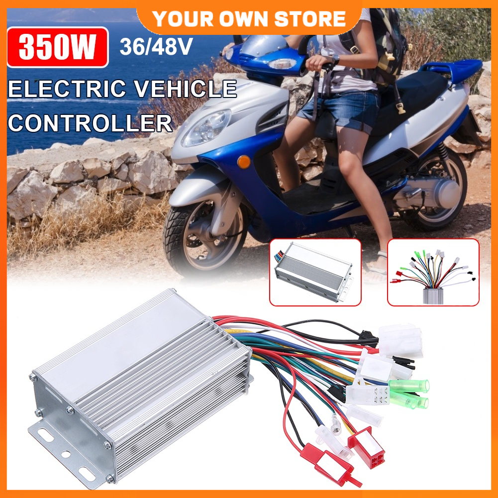 Bộ Điều Khiển Động Cơ Không Chổi Than 36v / 48v 350w Dc Dành Cho Xe Đạp 