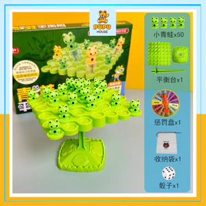 Đồ Chơi Ếch Cân Bằng Phi Hành Gia Cân Bằng Đồ Chơi Xếp Hình Cây Thăng Bằng Hình Ếch Phi Hành Gia - PUPU HOUSE