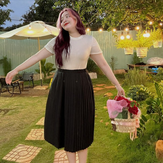 Chân váy xếp ly bigsize dáng váy midi xếp ly xòe nhẹ nhàng phong cách Hàn Quốc dễ phối đồ CV12
