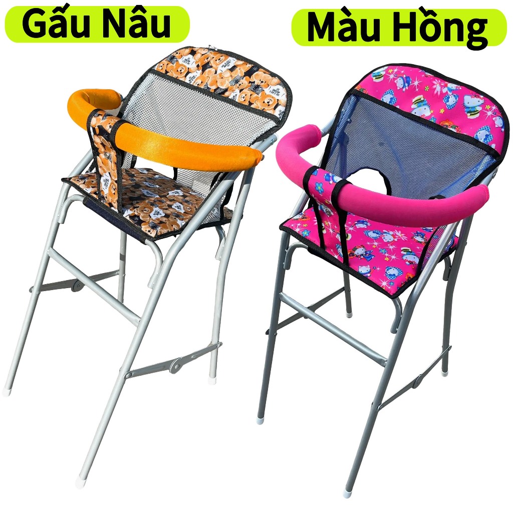 [KÈM DÂY] Ghế ngồi xe VISION CÁC NĂM sắt sơn xám cho bé  (GỒM 1 GHẾ+ 1 DÂY ĐAI 100x4cm)