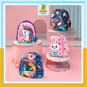 Balo Cho Bé Mầm Non Từ 1 - 4 Tuổi Balo Siêu Nhẹ Balo Trẻ Em Mẫu Giáo Balo Cho Bé Chính Hãng TOCHANG - PUPU HOUSE