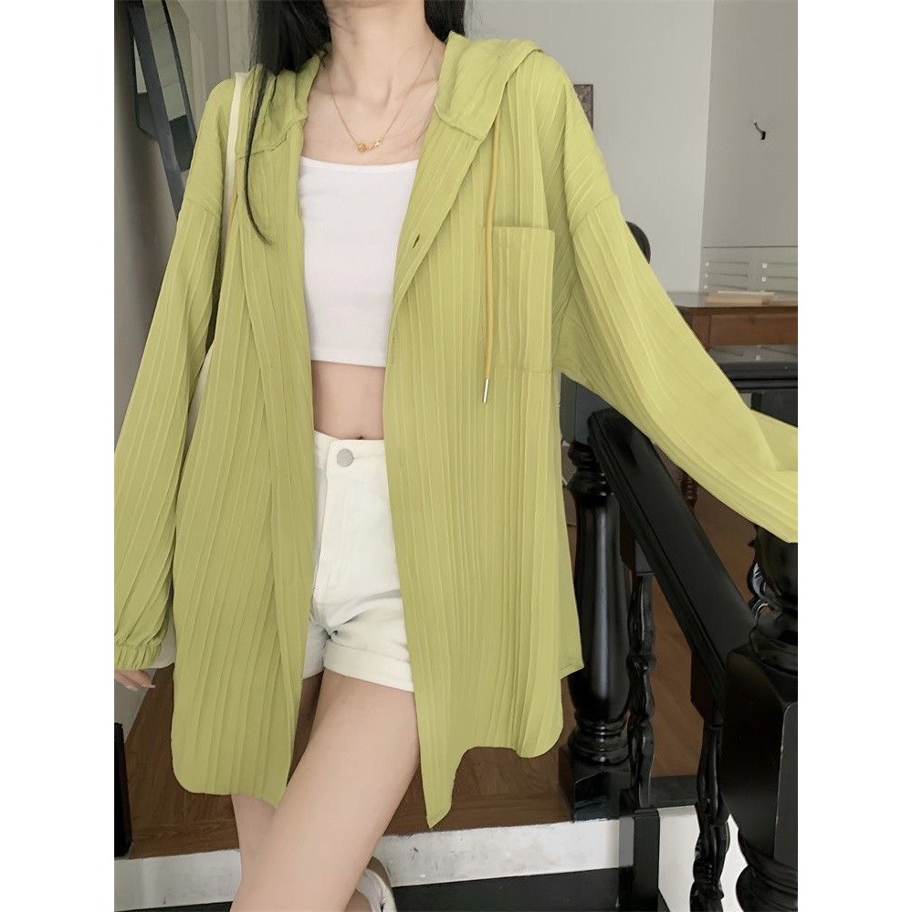 Áo sơ mi mùa hè dáng rộng có mũ chùm hottrend Hàn Quốc hàng QCCC đi biển đi chơi (CÓ BIG SIZE) MT33 SP161