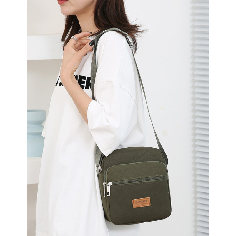 Túi Đeo Chéo Vải canvas Phong Cách Hàn Quốc TÚI ĐEO CHÉO K2
