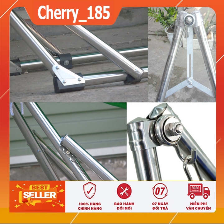 CHỈ KHUNG- Khung Võng Xếp Inox, Võng Xếp Inox Cao Cấp phi 32 | Shopee ...