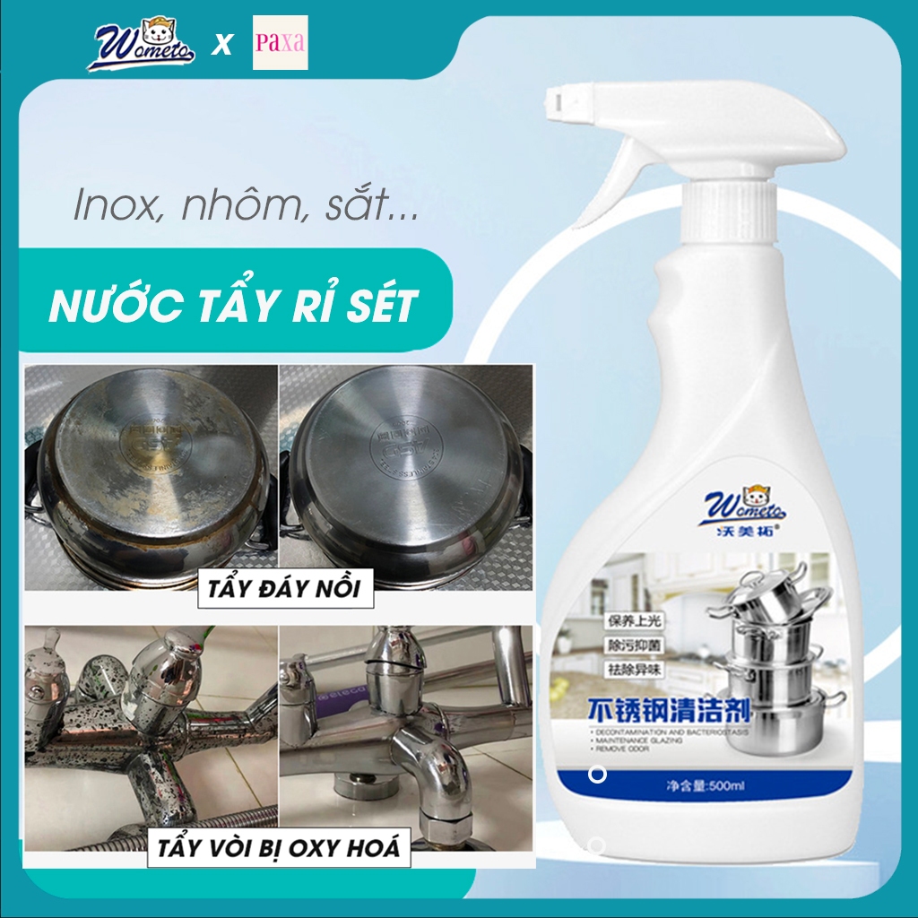Chai Tẩy Rỉ Sét Kim Loại, Inox, Xe Máy, Nhôm - Chai Xịt Tẩy Gỉ Sét Siêu ...