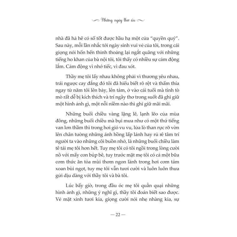 Ảnh Sách- Những ngày thơ ấu (tái bản) 4