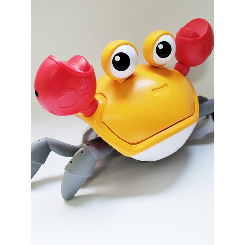 Đồ chơi con cua cảm biến, đồ chơi cua cảm ứng tự tránh chướng ngại vật - PUPU HOUSE