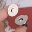 Nút hít gài 18mm (2 cái) - Phụ kiện handmade khoá cài cho túi xách đường kính 1,8cm