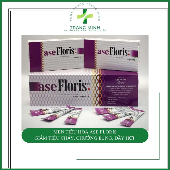 Men tiêu hóa Ase Floris - Giảm tiêu chảy, đầy hơi, chướng bụng do rối loạn tiêu hóa ở trẻ em và người lớn