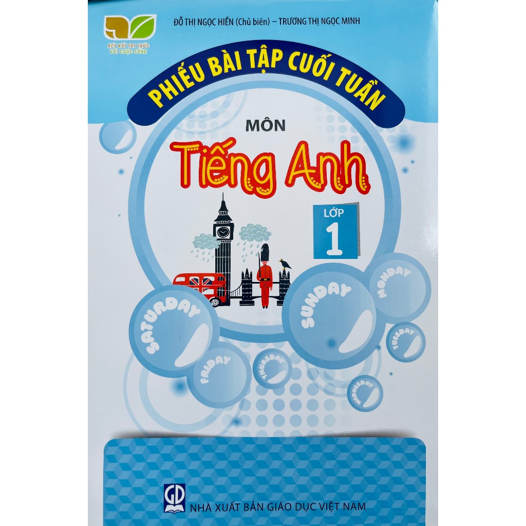 Ảnh Sách - Phiếu bài tập cuối tuần môn Tiếng Anh lớp 1 (HB) 1