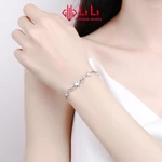 Lắc tay bạc nữ LiLi S999 đính đá CZ cao cấp hình đôi cánh thiên thần Bianca LILI_656951 — ảnh 2