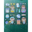 sticker hoạt hình dễ thương dán sổ, scrapbook, máy tính, hộp bút, trang trí