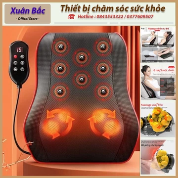 GỐI MASSAGE CỔ VAI GÁY - GỐI MASSAGE HỒNG NGOẠI - GỐI MASSAGE GIÁ TỐT - GỐI MASSAGE ĐA NĂNG - GỐI MASSAGE TOÀN THÂN