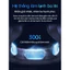 Quạt Đeo Cổ USB Mini Cao Cấp, Tích Hợp Tua Bin Không Cánh Pin 6000mAhnThiết Kế Mát Lạnh 3 Tốc Độ Gió