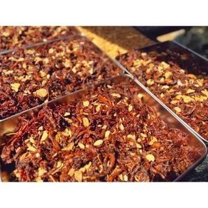 Bịch 200gr Thịt Gà Sấy Khô Cháy Tỏi (Hương Vị Heo) - Thơm Ngon Đậm Đà - Đã Đạt Chuẩn ATVSTP