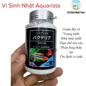 VI SINH DẠNG VIÊN AQUARISTA LÀM TRONG NƯỚC BỂ CÁ CẢNH NHẬT BẢN