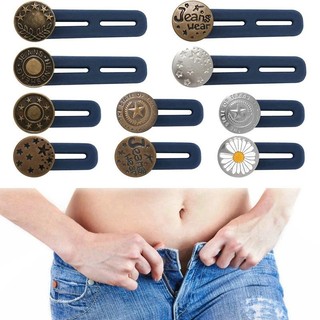 Nút Mở Rộng Thắt Lưng, Nới rộng Eo Quần, Khóa Điều Chỉnh Chân Váy Cổ Áo Sơ Mi Dây silicon