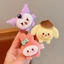 SANRIO Dễ Thương Kẹp Tóc Lông Xù Kiểu Hoạt Hình Đáng Yêu Cho Nữ Kiểu Hàn Quốc K33