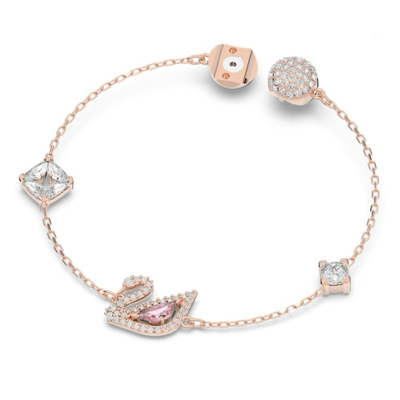 CHÍNH HÃNG - SWAROVSKI Dazzling Swan bracelet (Magnetic closure, Swan ...