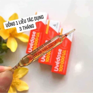 [CHÍNH HÃNG XÁCH TAY] D3 liều cao cho bé Vitamin D3 Uvedose Liều Cao 100000 UI Của Pháp Cho Bé - hộp 1 ống