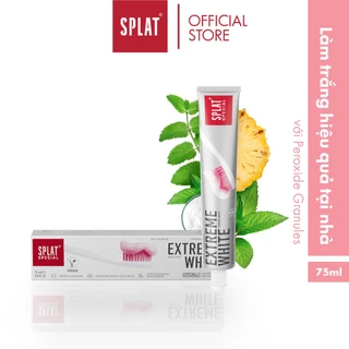 Kem đánh răng trắng răng tại nhà SPLAT Extreme White sau 4-6 tuần sử dụng, làm sáng men răng, ngừa sâu răng 75ml