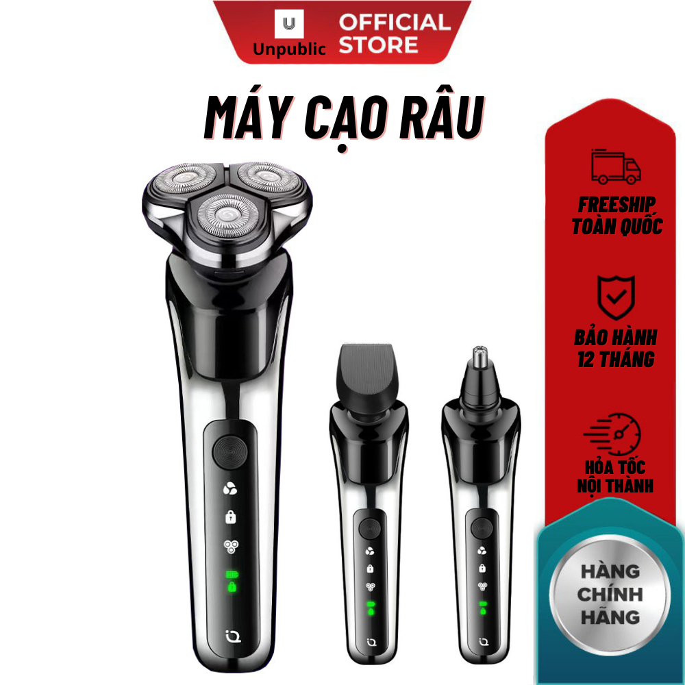 Máy cạo râu đa năng 3in1 cao cấp chống nước chuẩn IPX7-Unpublic ...