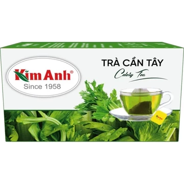 Trà Cần Tây thương hiệu Kim Anh giảm cân tự nhiên - giữ dáng, trẻ hóa làn da hộp 37,5 g