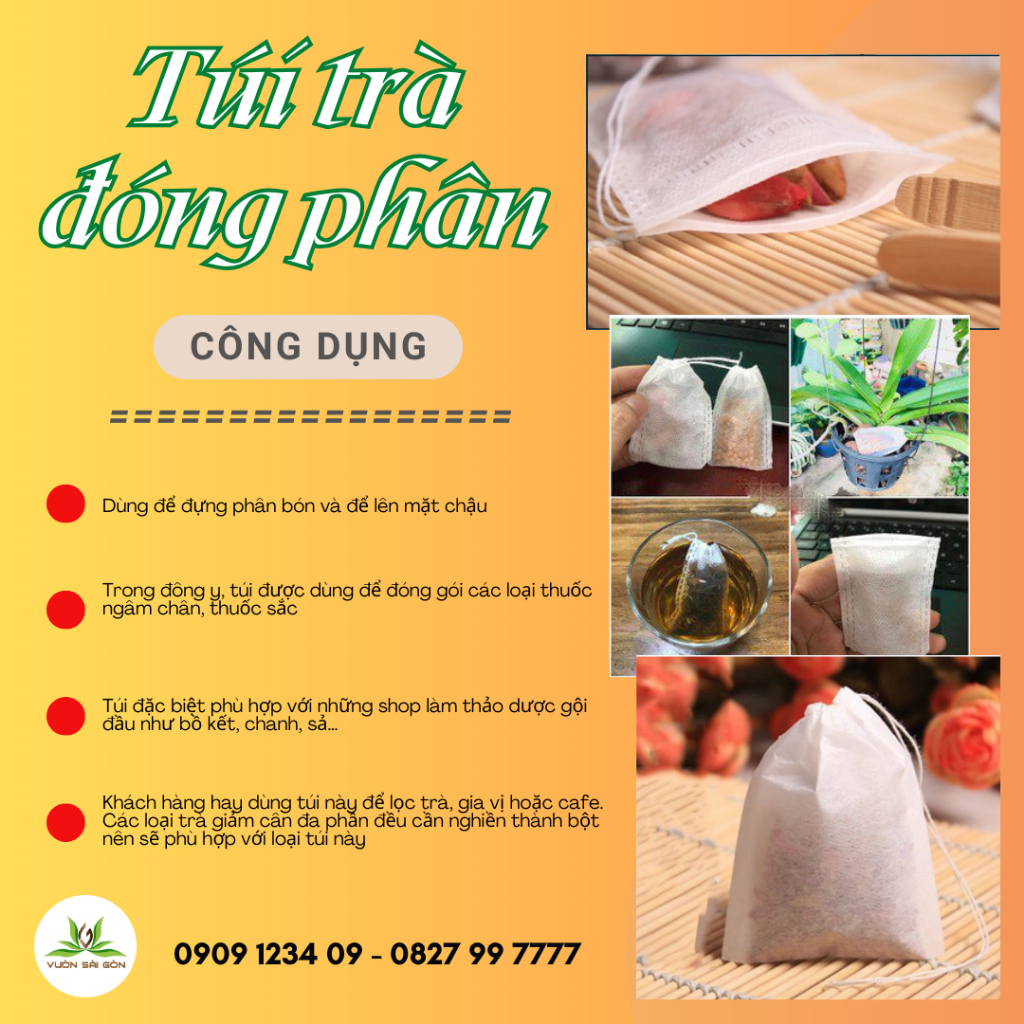 Túi trà đóng phân 10