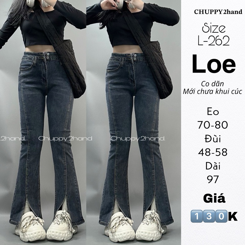 Quần Jean Bò 2Hand Tuyển Chọn CHUPPY.2hand L262 | Shopee Việt Nam